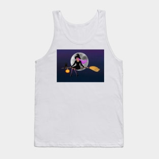 Witch On a broom Tank Top